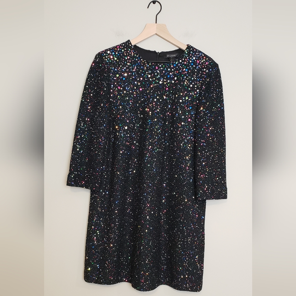 St John Sequin Dress
